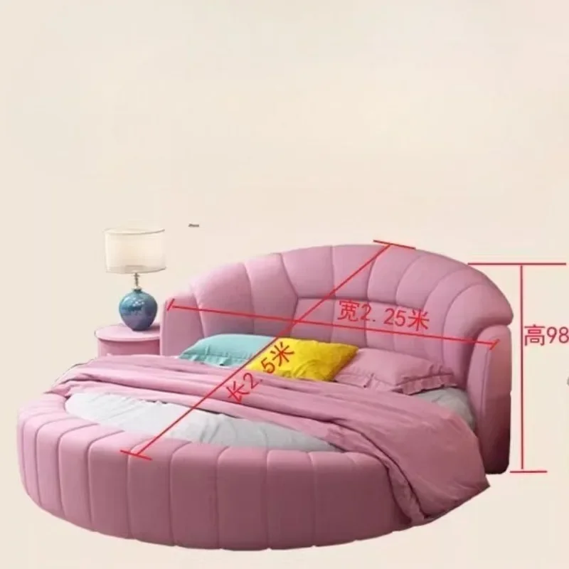 & King Size Lounge 180x200cm Bed Frames Adults 2 People Full Size Headboard Bedroom Beds Minimalist Luxury Floor Home Furniture