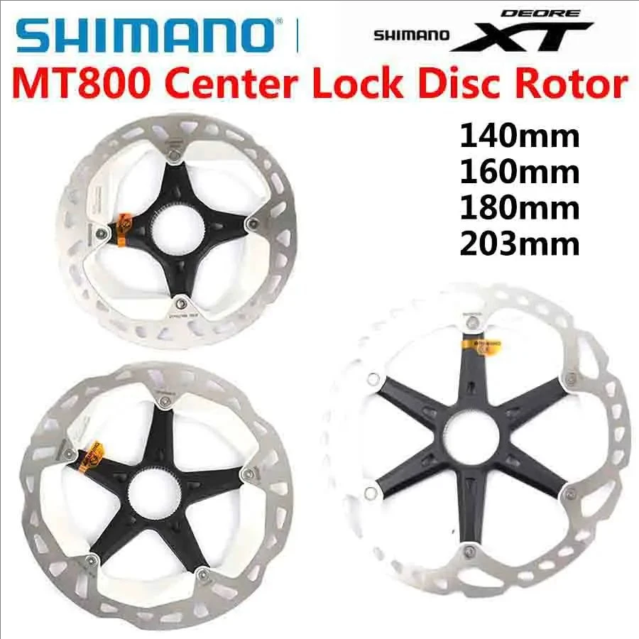 

Shimano DEORE XT RT MT800 CENTER LOCK Disc Rotor Ice Point Technology Brake Disc Road Mountain Bike Disc Rotor 160MM 180MM 203MM