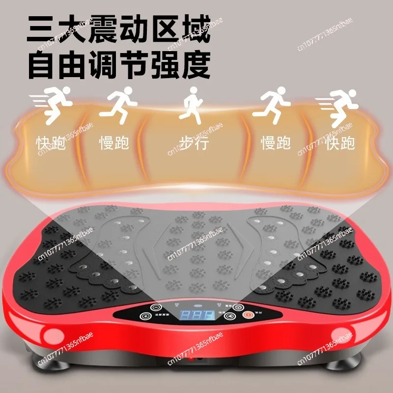 Full Body Vibration Platform, Home Fitness Exercise Machine for Muscle Relaxation & Blood Circulation, Whole Body Vibration