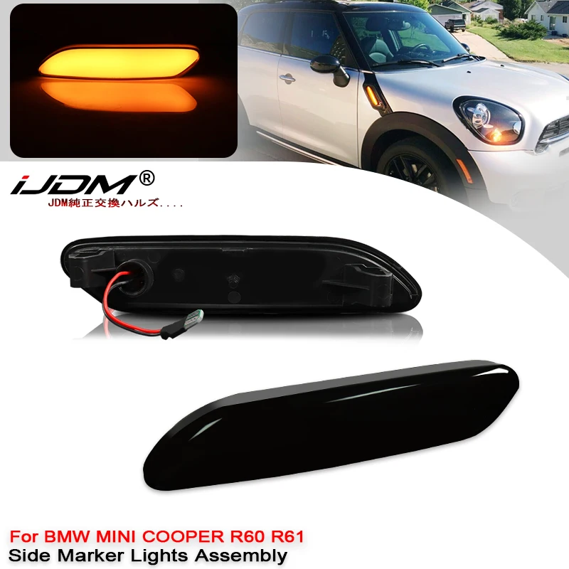 

2pcs LED Car Turn Signal Light For MINI R61 PACEMAN 2012 2013 2014 2015 2016 2017 R60 COUNTRYMAN 2010-2017