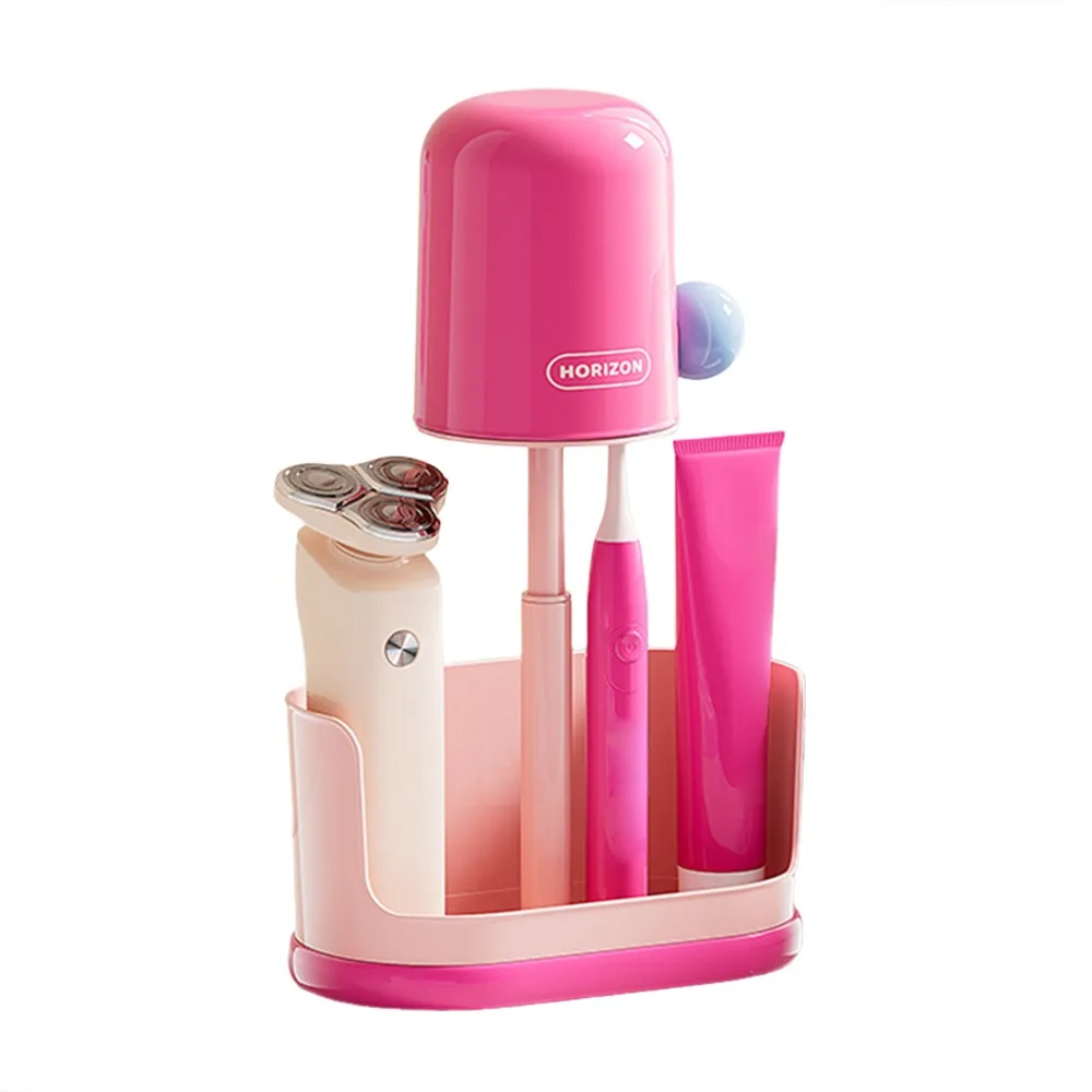 

Держатель для зубной щетки со сливом, мультяшная стойка для хранения зубной пасты без удара, прочная подставка для электрической зубной щетки с допамином