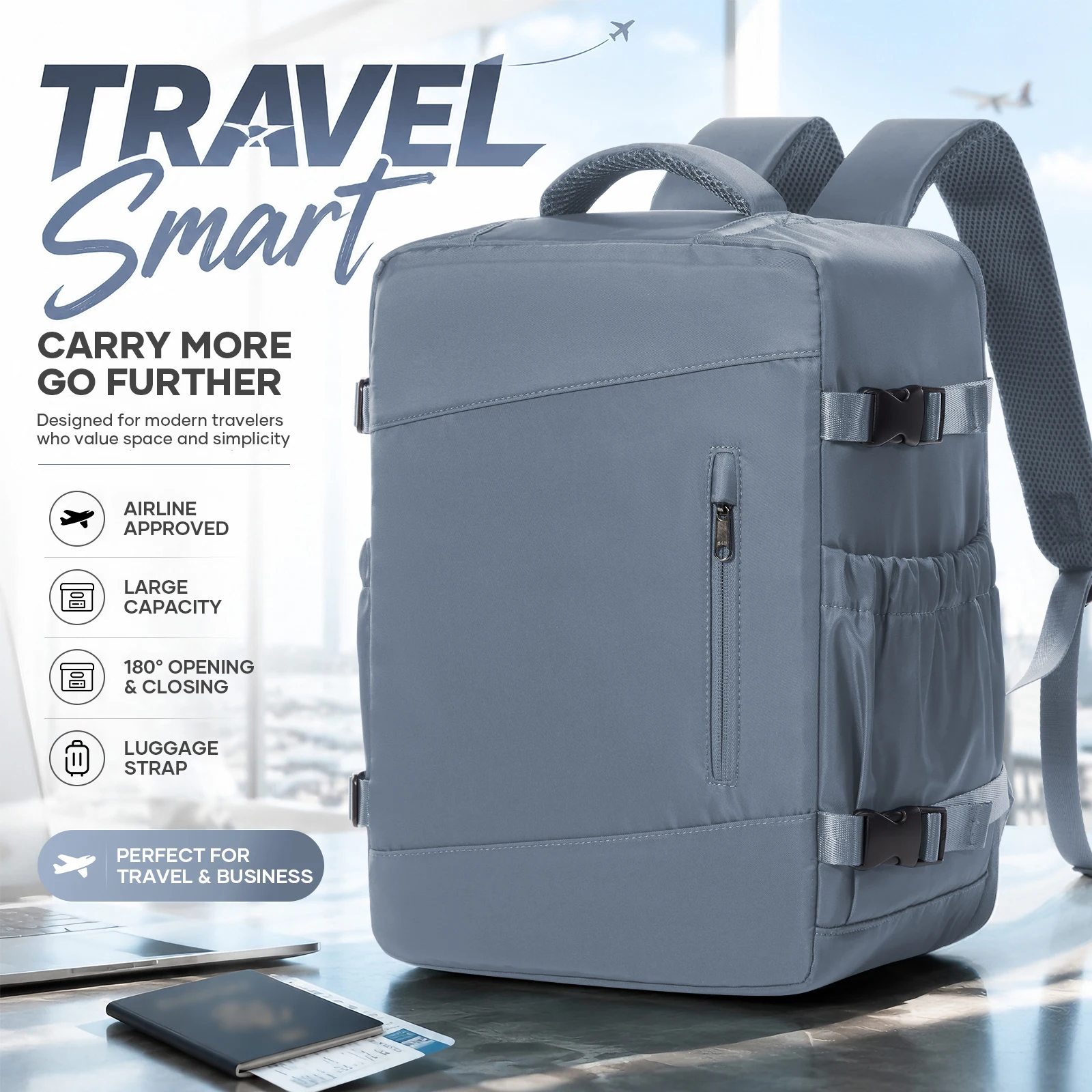 Ryanair 40x30x20 Travel Backpack Wizzair Cabin Airplane Casual Backpack Hand Luggage Backpack Casual Backpack Computer Backpack