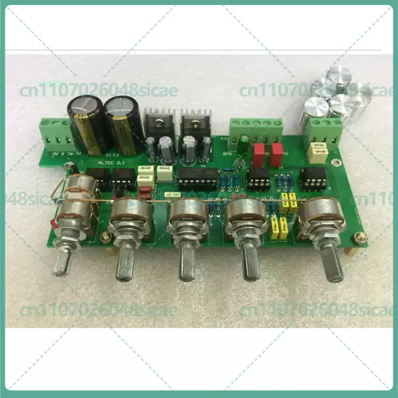 

New For GHXAMP 2.1 Subwoofer Preamplifier – NE5532 Preamp Tone Control Board, 3-Channel TL072 with Treble & Bass Adjustment