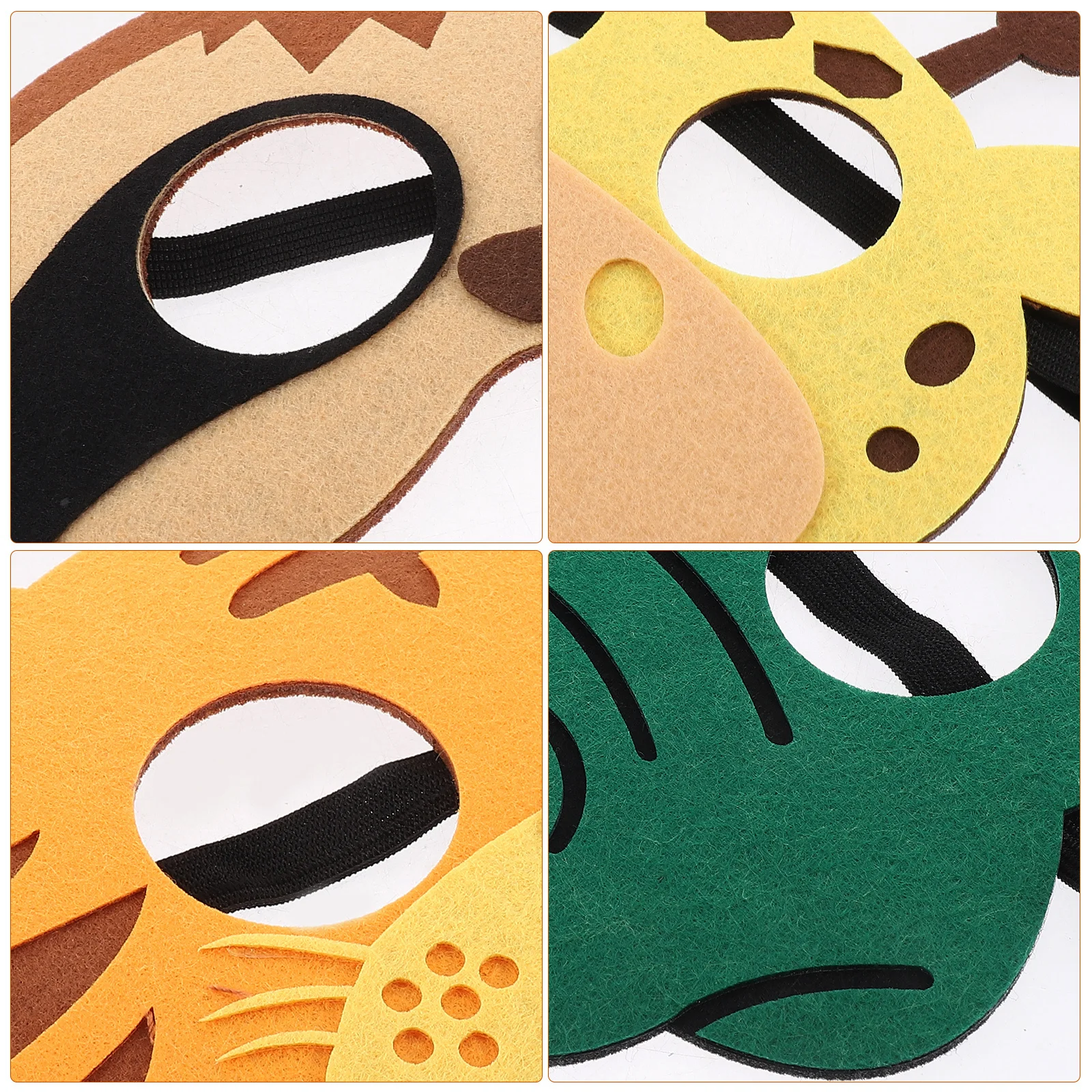 

12Pcs Cute Animal Masks Kids Felt Cartoon Masks Halloween Party Cosplay Funny Festival Mask Animal Mask Halloween Cosplay Prop