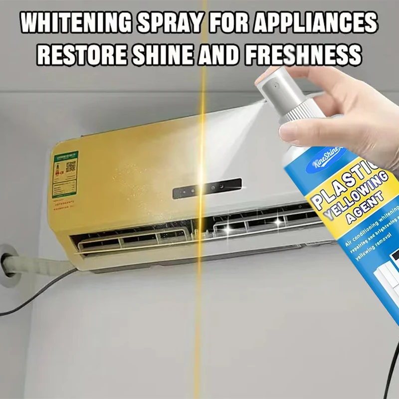 

100ml New Plastic Polishing Repair Agent Removes Yellowing Quick Cleaner Shine Spray Ideal For Home Maintenance
