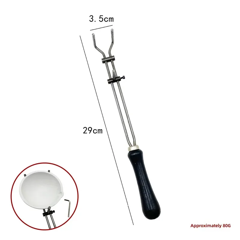 for Quartz Bowl Clip Crucible Tongs High Temperature Jewelry Processing Melted Gold Silver Crucible Clip Melting Clamping