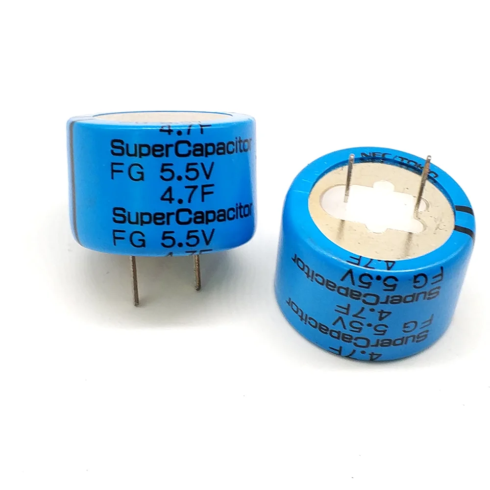 Imagem -03 - Super Capacitores tipo 5.5v 0.01f Fgr fg Fgh 0.022f 0.047f 0.1f 0.22f 0.47f 1f 2.2f 4.7f 1.5f 0.6f Capacitor Supercapacitor