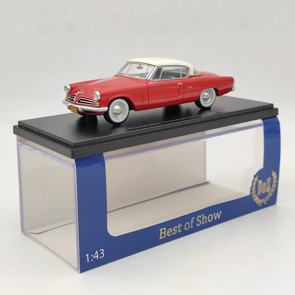 

Модель автомобиля из смолы BOS 1:43 для Studebaker Commander Starliner 1953, коллекция красных автомобилей