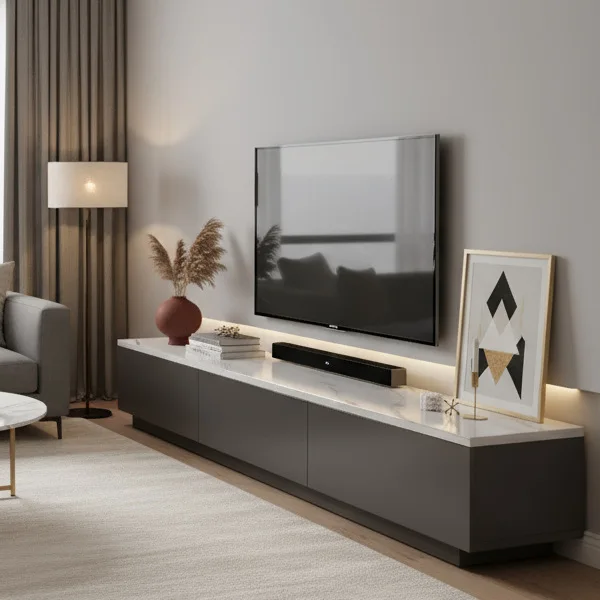 

TV Cabinet Locker Modern Small Apartment Simple Living Room Bedroom Light Luxury Italian Floor Storage Locker