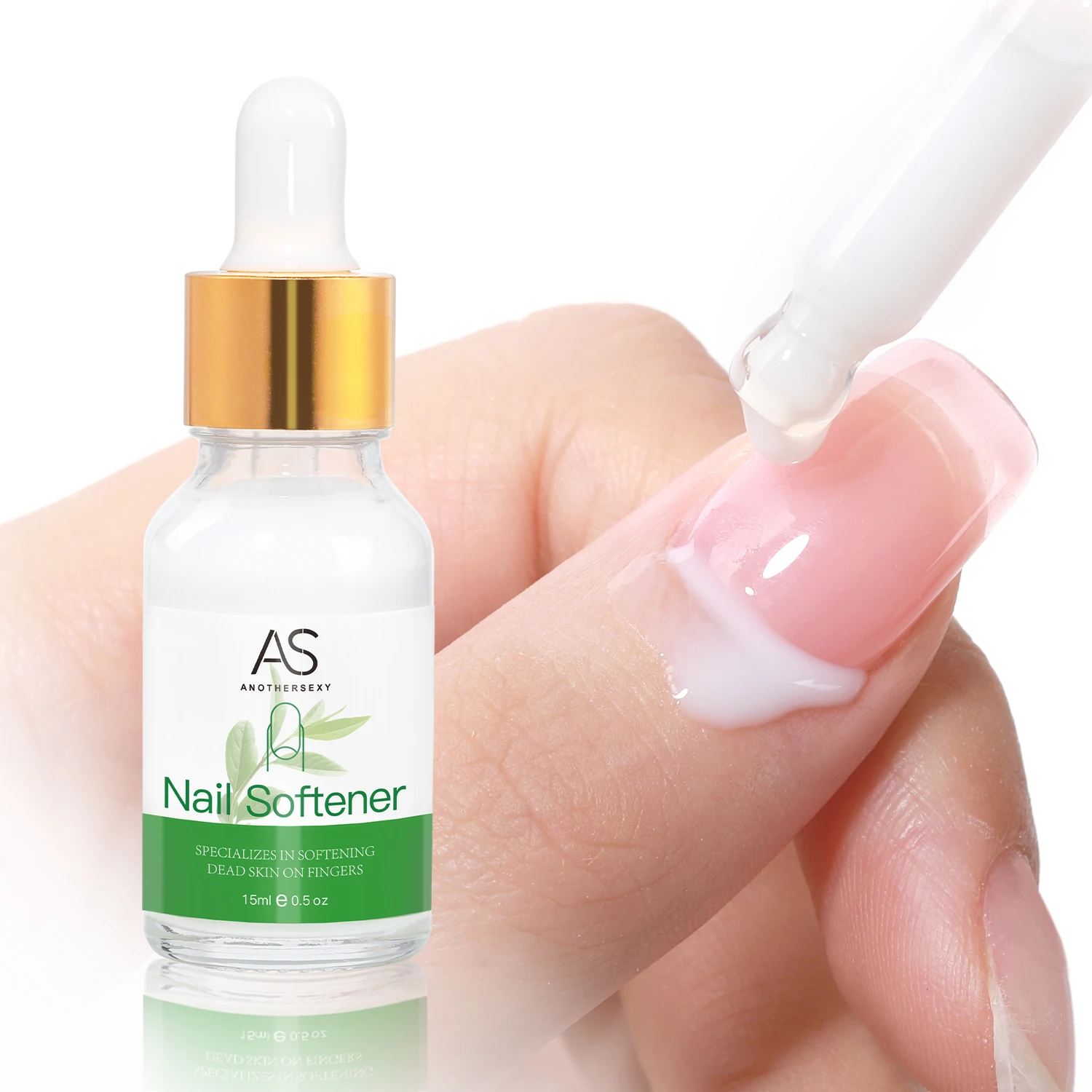 AS 15ML Nail Soften Oil Cuticle Remover for Gel Overgrown Cuticle Remover Cream Cuticles Soften Eliminating Exfoliant for Nails