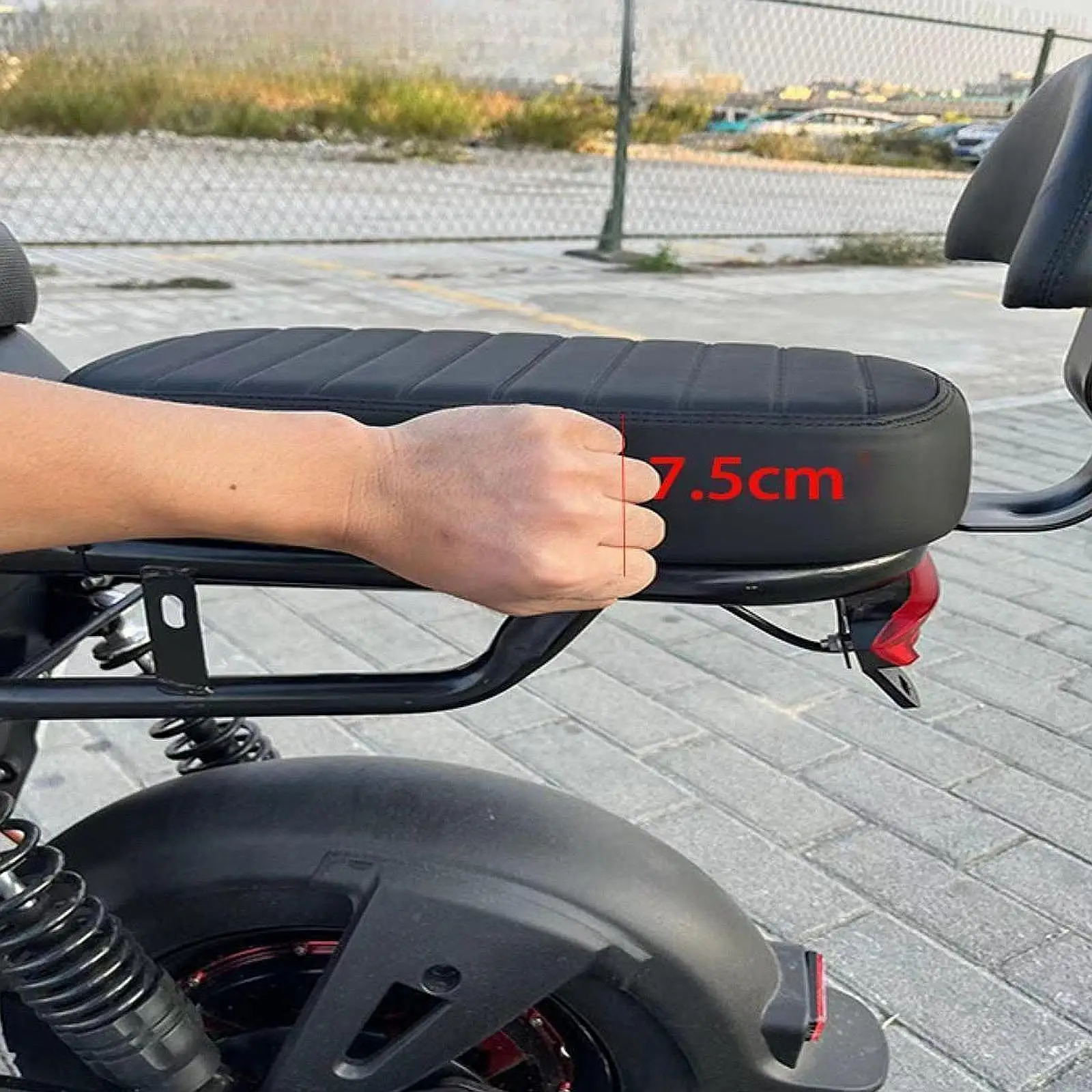 

Rear Seat Pad Bicycle Manned Seat Pad Comfortable Passenger Saddle Bike Accessories for Women Men Kid