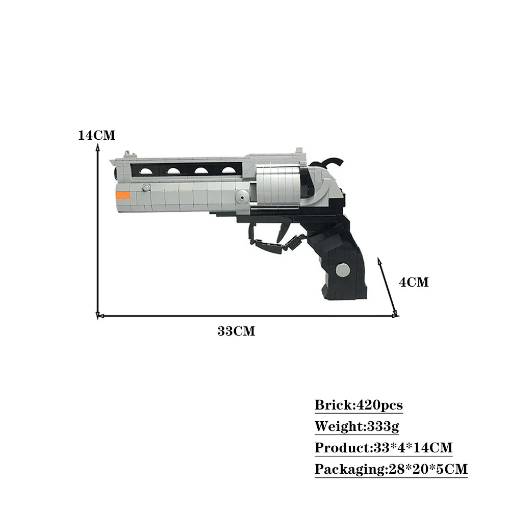 420 قطعة MOC اللبنات الحياة الجسيمات الصغيرة الفصل 2 مسدس نموذج الإبداعية بندقية اللعب تجميعها جمع عرض هدايا عيد الميلاد #3