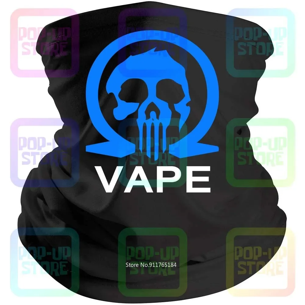 Vape Vaping Vaper Scull Elektroniczna męska czarna chustka z nadrukiem Maska na twarz Szalik Ochraniacz na szyję Opaska na głowę