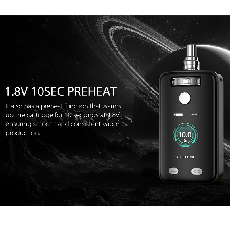 الأصلي Yocan UNI 3.0 صندوق وزارة الدفاع المرذاذ 650 مللي أمبير بطارية 10S التسخين المسبق ضبط الجهد 1.8-4.2 فولت 510 موضوع Vape عربات البطارية #5