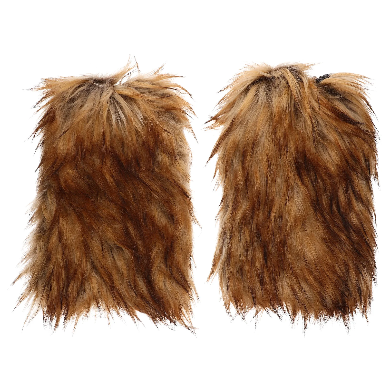 

1Pair Brown Viking Artificial Leg Warmers Medieval Costume Accessories Faux Warmer Viking Boots Men Leg Warmers Men