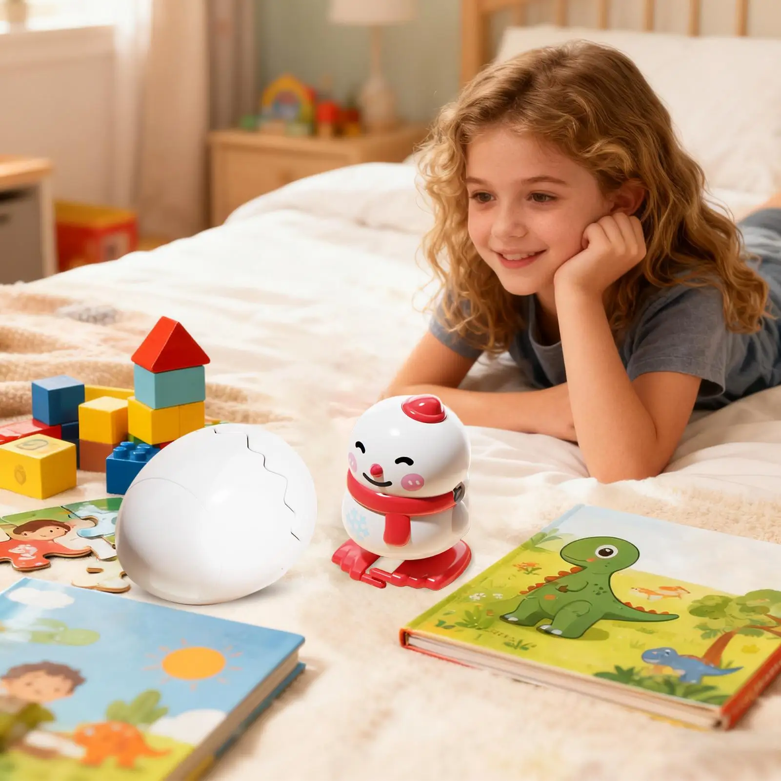 ゼンマイ仕掛けのおもちゃ かわいい歩く・跳ねる・孵化する動物のおもちゃ 子供向け 男の子 女の子 プレイ クリスマス 誕生日 イースター パーティーの記念品 教室用