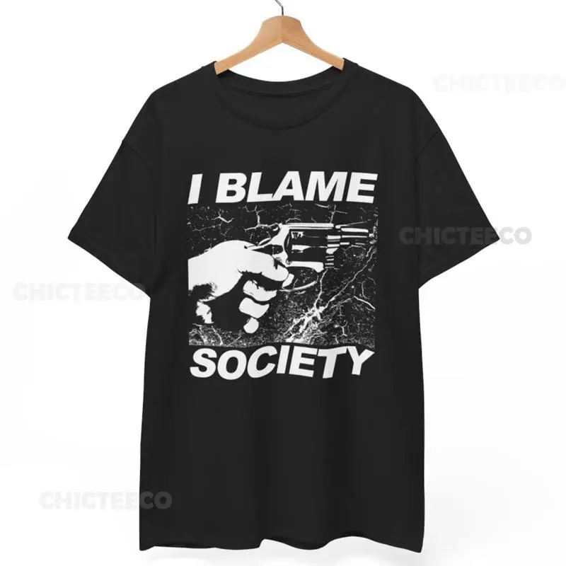 I Blame Society T Shirt Gregg Araki Cult Film 90s Goth