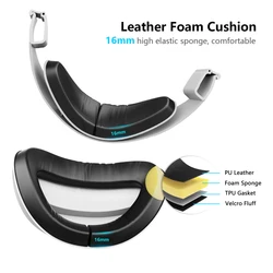 Per PICO 4 cuscino poggiatesta supporto frontale visiera retrattile gioco occhiali VR cinturino 3 in 1 per PICO4 Pro