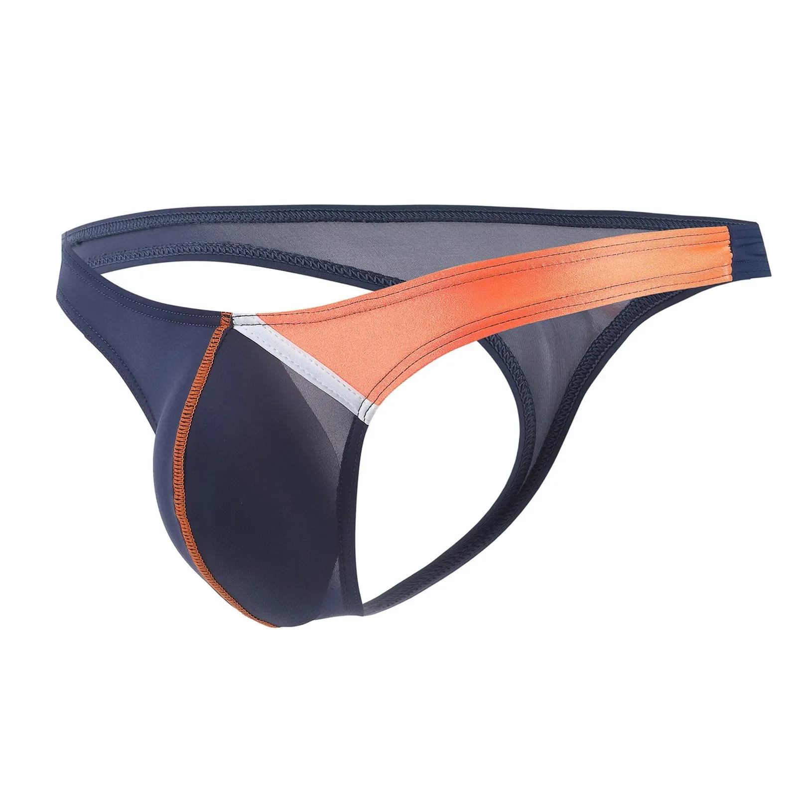 

Sexy Erotic Men'S Briefs Ice Silk Swimsuit Pink Bikini Brief Trunks Underwear Shorts Bulge Pouch Lightweight Slip Hombre