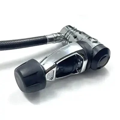 Scuba Diving First Stage Regulator Balanced Piston DIN Yoke Chrome Plated 2HP 4LP Ports Cold Water for Technical Diving