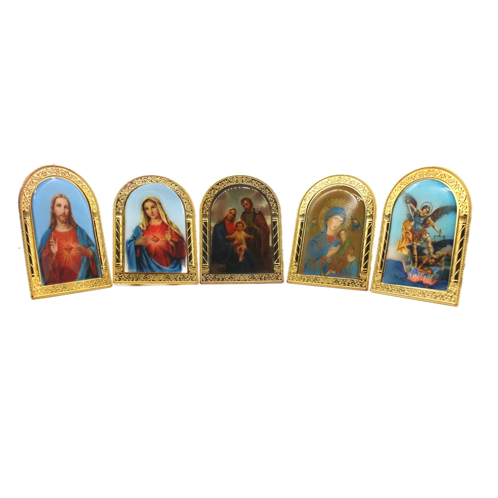 

Holy Family Icons Orthodox Jesus Figures Virgin Mary Catholic Church Relic Utensils Christmas Christ Gift Religious Home Decor