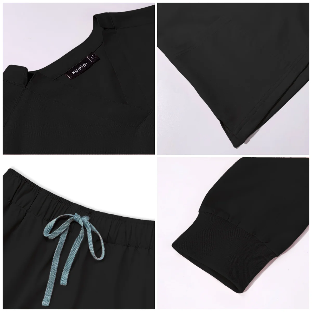 สีม่วงห้องปฏิบัติการเสื้อผ้าเครื่องแบบทางการแพทย์ชุดขัดโรงพยาบาลทํางานชุดขัดพยาบาลทางการแพทย์ทันตกรรมศัลยกรรมชุด Workwear