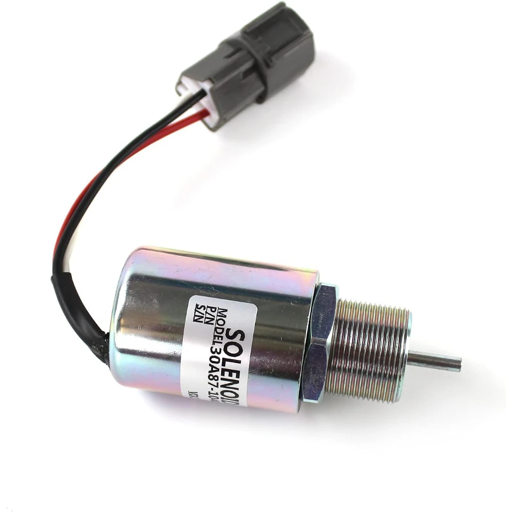 12v Fuel Shut Off Solenoid For Mitsubishi Engine S3l2-61sd S3l2-61sdh S4l2-61sd S4l2-61sdh