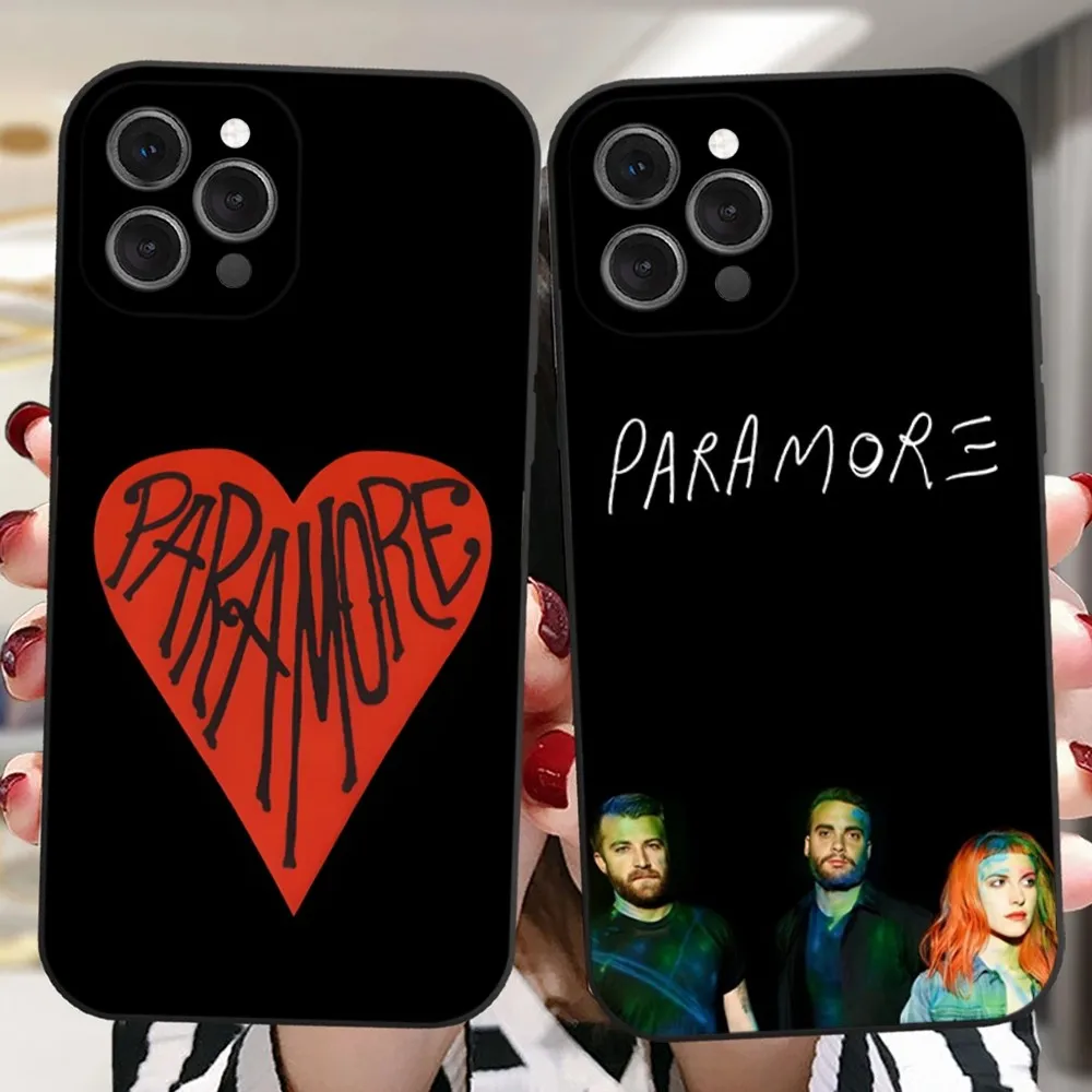 Band P-ParamoreS Phone Case For iPhone 16,15,14,13,12,11 Plus,Pro,Max,XR,XS,X,7,8 Plus,SE,Mini Silicone Soft