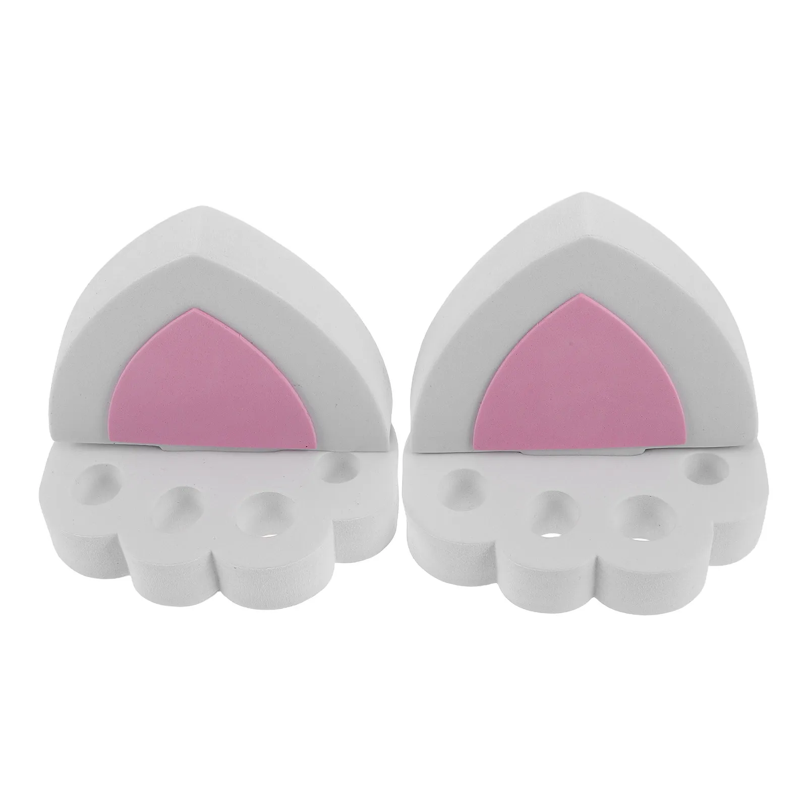 2Pcs Cute 3D Cat Ears Car Roof Decoration for Antenna Mount Easy Install Weatherproof Exterior Auto Accessories Kawaii Vehicle