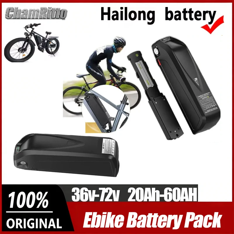

Hailong Battery 36V 48V 52V 72V 20Ah 30Ah 40Ah 50Ah for Bafang BBS02 BBS03 BBSHD Motor Hailong Battery Delivery within 7-15 days