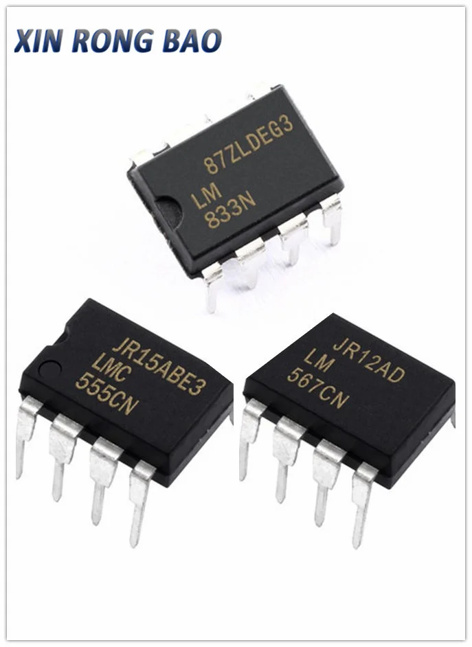 10PCS LM567CN LM741CN LM833N LMC555CN LM567 LM741 UA741 LM833 LMC555 LM555 DIP