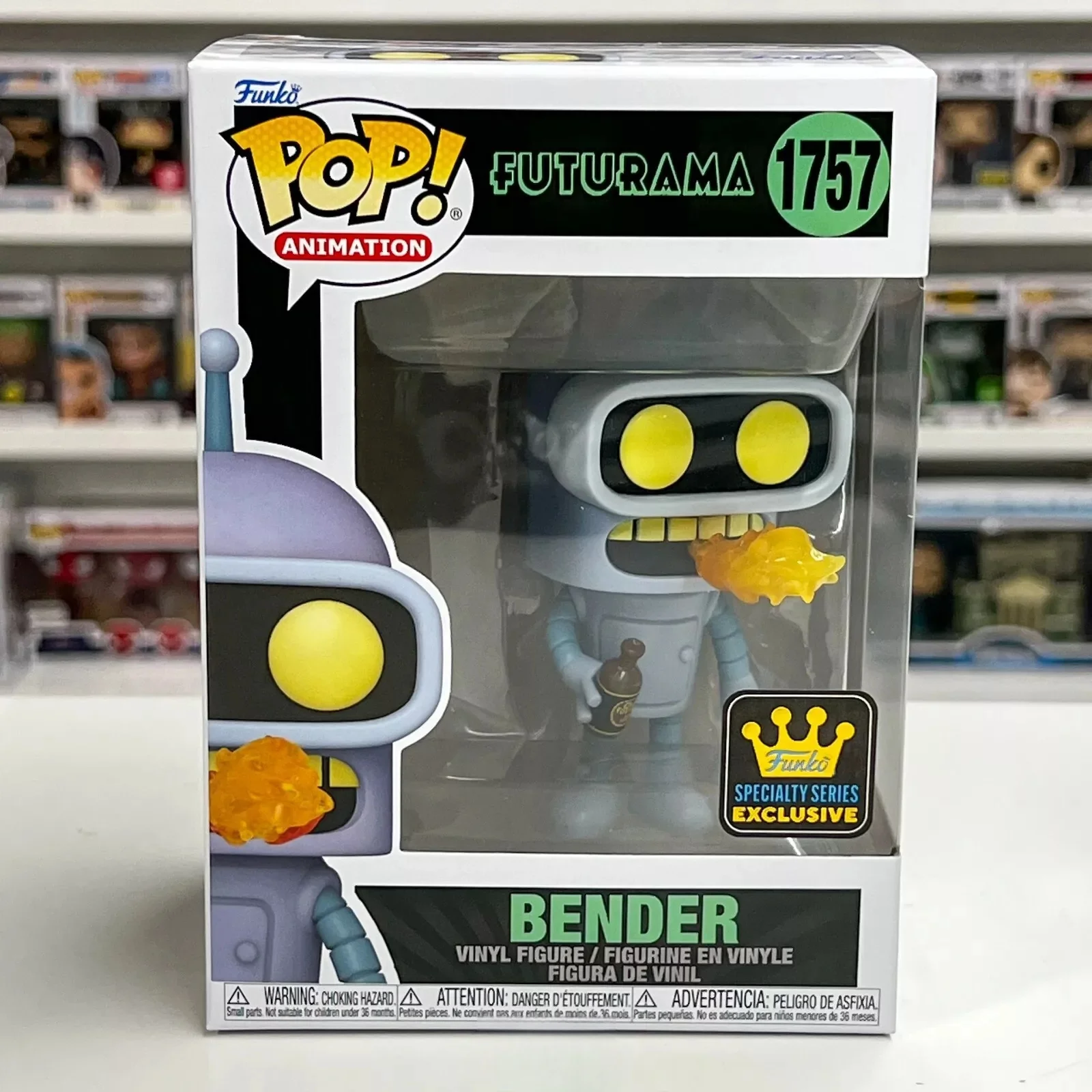

Futurama Figure Bender Burping #1757 Funko Pop 4.55in Vinyl Figure Collectible Limited Edition Model Toy Children's Toys Gift