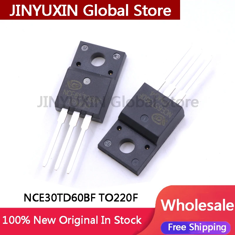 5-20 piezas NCE30TD60BF TO220F transistor IGBT transistor de campo transistor de potencia 600V 30A IC Chip en Stock al por mayor