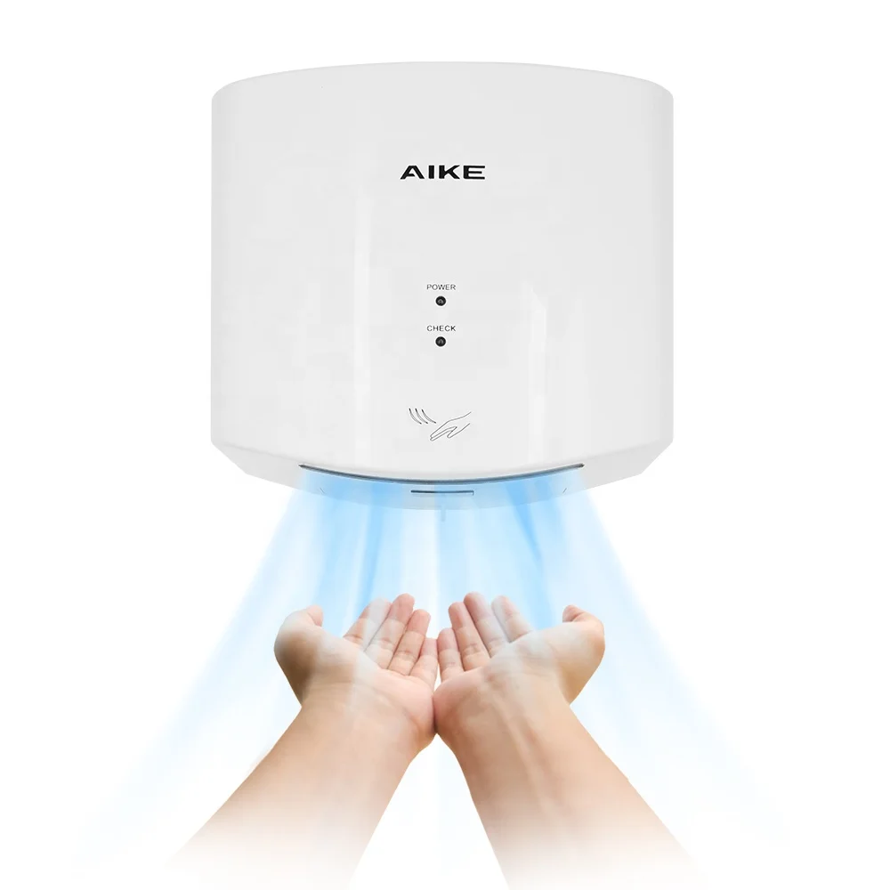 AK2630S Electric Anti-bacterial ABS Wall-Mounted High-Speed Automatic Hand Dryer Energy Efficient for Commercial Hotel Household