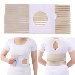 4 Sizes Ostomy Abdominal Waist Belt Support Lumbar Support Prevent Wear Abdomen Unisex Ostomy Hernia Belt Stoma Support Wraps