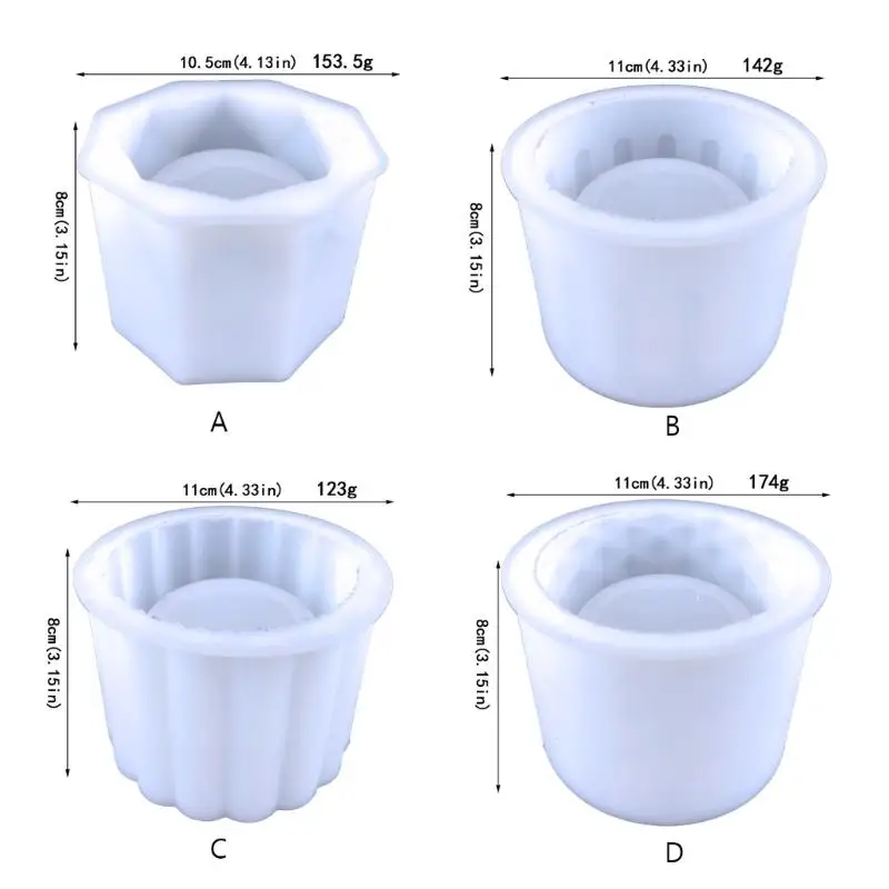 Doniczka formy silikonowe doniczka na sukulenty formy betonowe 3d betonowa forma cementowa dla majsterkowiczów rzemiosło obsadka