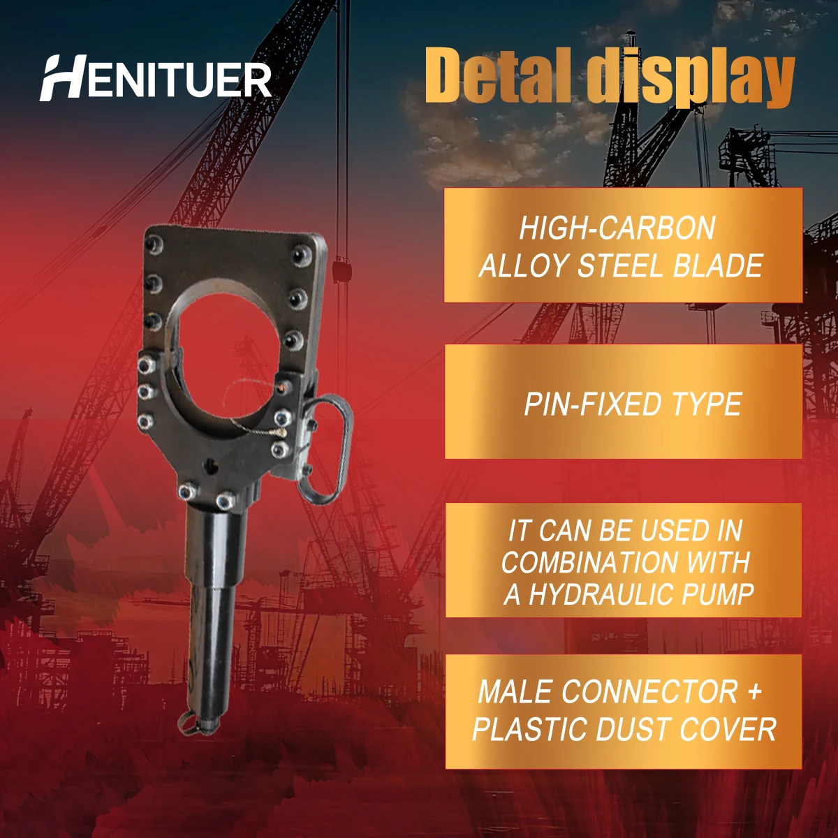 130mm Stroke Portable High Quality Industrial-grade Split-type Hydraulic Cable Cutter