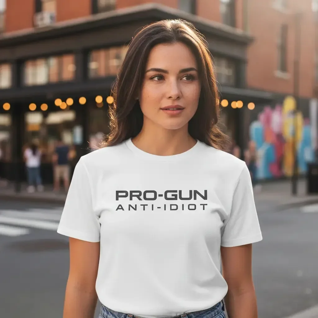 Pro-Gun Anti-Idiot T-Shirt | Tactical Second Amendment Tee