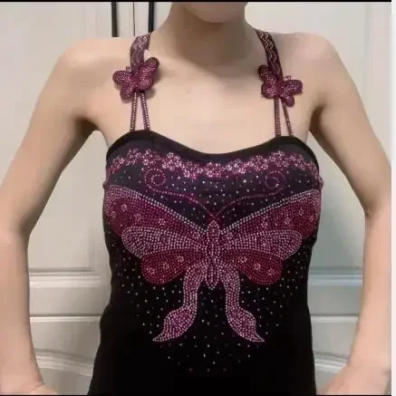 Rhinestones Camis Women Bling Bling Rhinestones Tanks Tops sexy summer tops