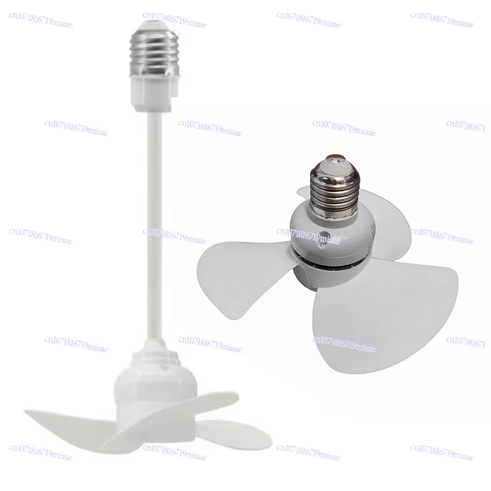 

14CM Compact Ceiling Fan E27 Socket Mount Brushless Motor Quiet Indoor Air Circulation Fan