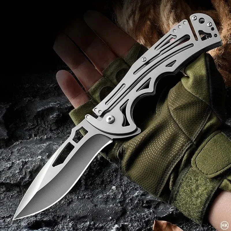 Mechanical folding , high hardness  multifunctional fruit , outdoor carry portable defense tactical