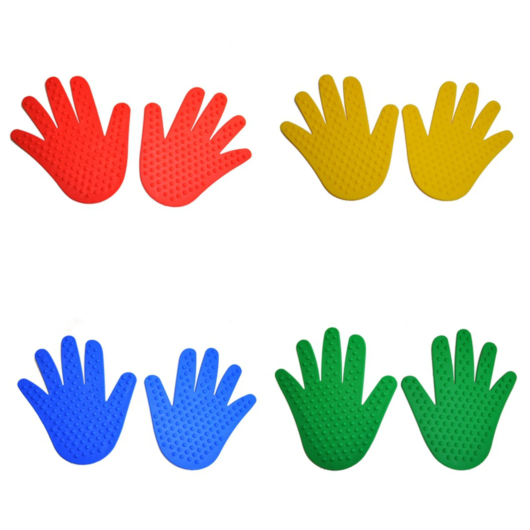 BAAE 16 Pairs Hands and Feet Game 4 Color Toys for Kids Jump Play Mat Sport Musculation Indoor Outdoor Game Props