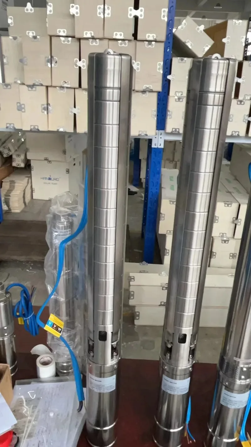 Solar CE Certified Submersible Deep Well Pump with Stainless Steel Impeller for a Complete Solar Water Pump System