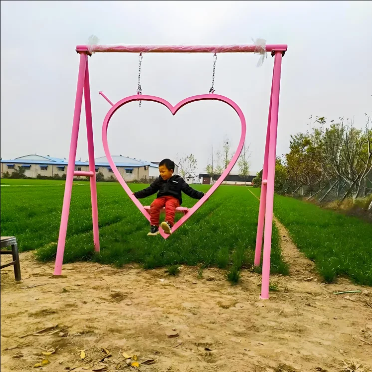 Love Shape Scenic Park Garden Outdoor Furniture Hanging Patio Swing Chair