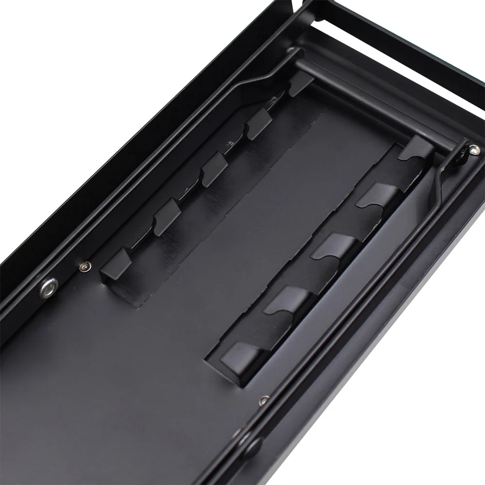 Gitarren-Fußstütze, Pedal, Metall-Trittbrett, rutschfeste Pads, höhenverstellbar, faltbar, Stützfußhocker, Gitarrenteile und Zubehör – Detail 8