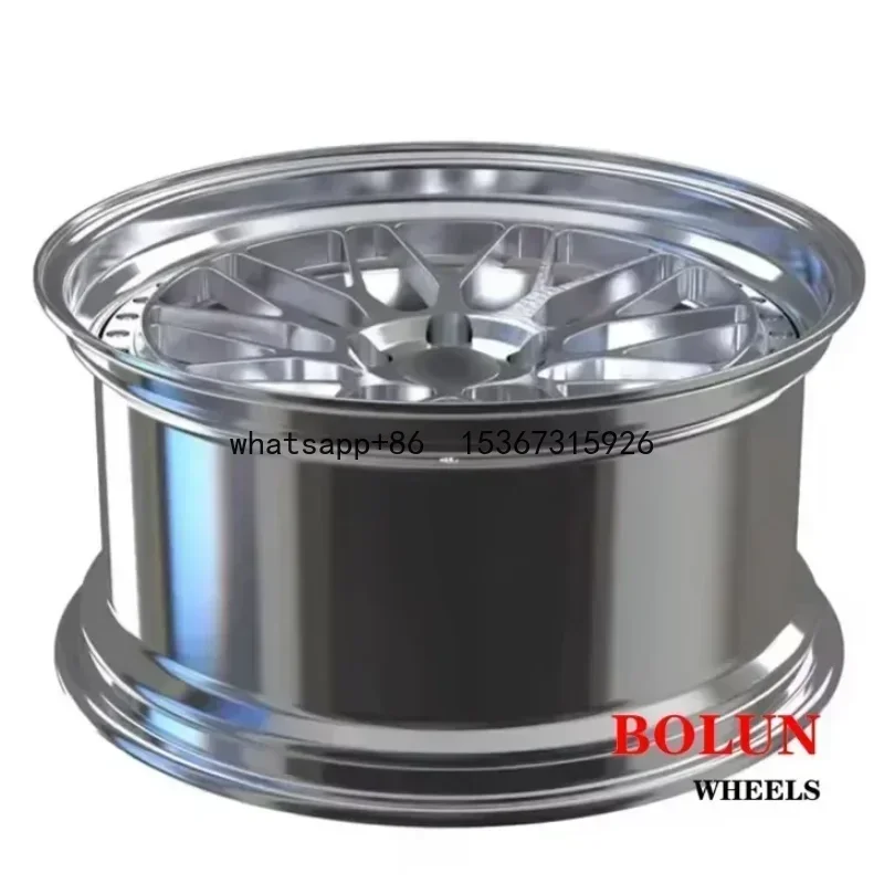 5x115 Wheels 19 20 21 Inch 2 Piece Alloy Forged Passenger Car Wheels Rims for Dodge Challenger Charger Srt Ats Cts V