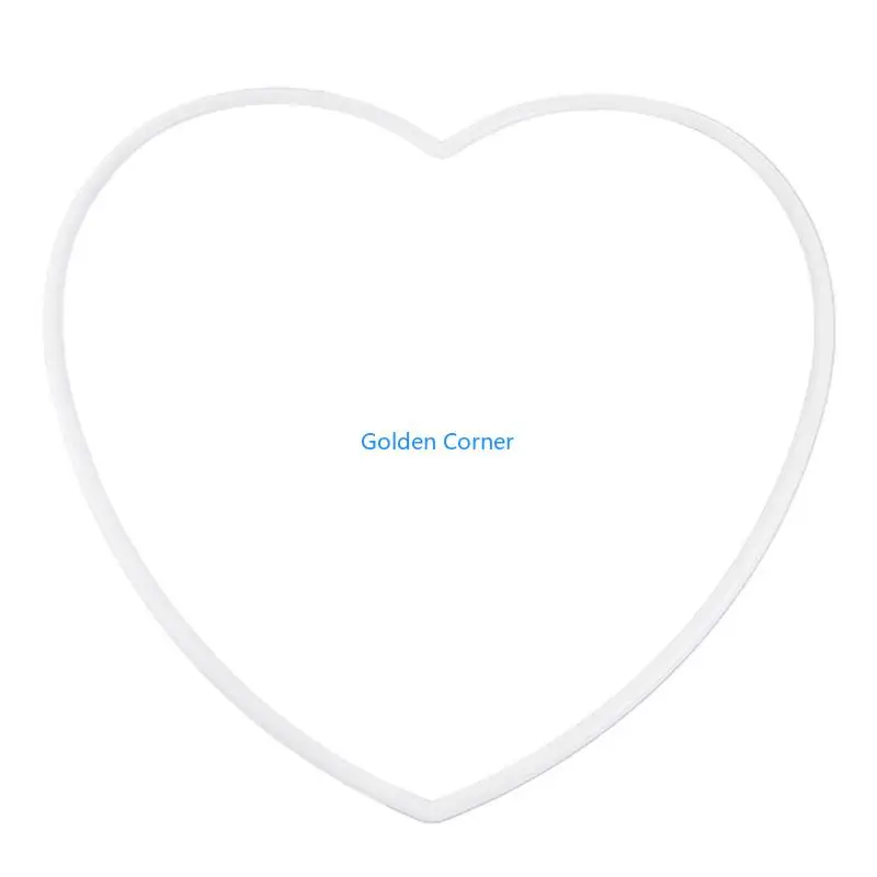 E15D Anéis plástico forma coração