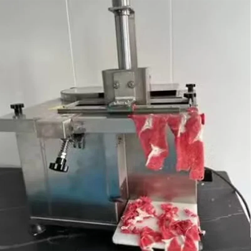 Fresh Pork Beef Meat Slicer Electric Cooked Meat Slicer Cutting Efficient Automatic Fresh Meat Processing Equipment