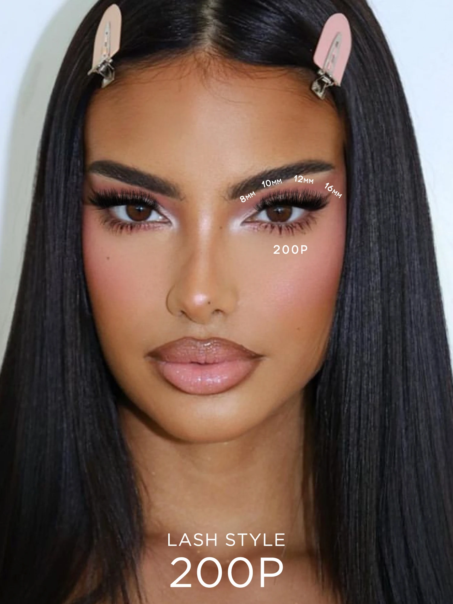 MOONKALI Zestaw do samodzielnego przedłużania rzęs, rzęsy pojedyncze, rzęsy objętościowe, zestaw mieszany, pełny zestaw rzęs z klejem i utrwalaczem, do makijażu w domu