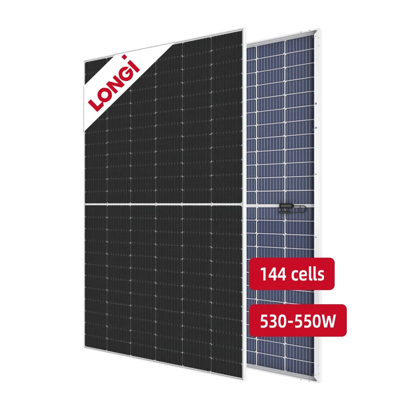 Longi Solar Module CE TUV 500W 550W  cell paneles solares Photovoltaic Panel PV Panels